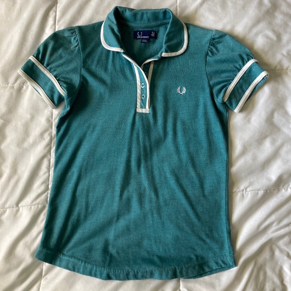 Teal Fred Perry Polo